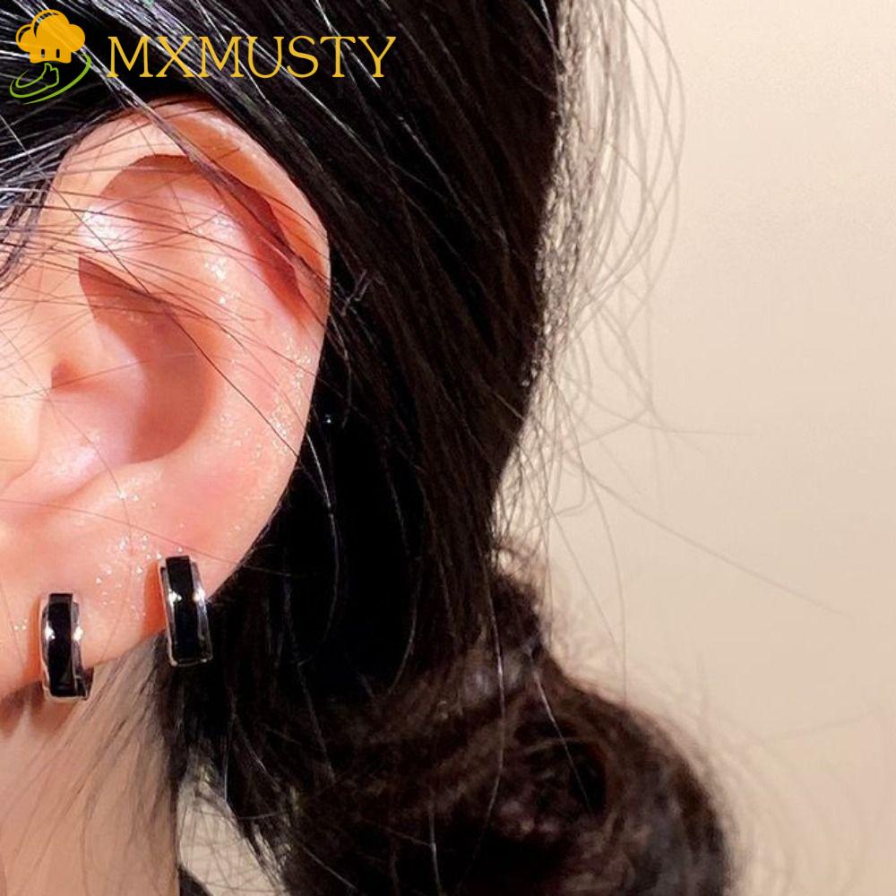 Bông Tai Hình Trái Tim Bằng Kim Loại Phong Cách Vintage Sang Trọng Cho Nữ