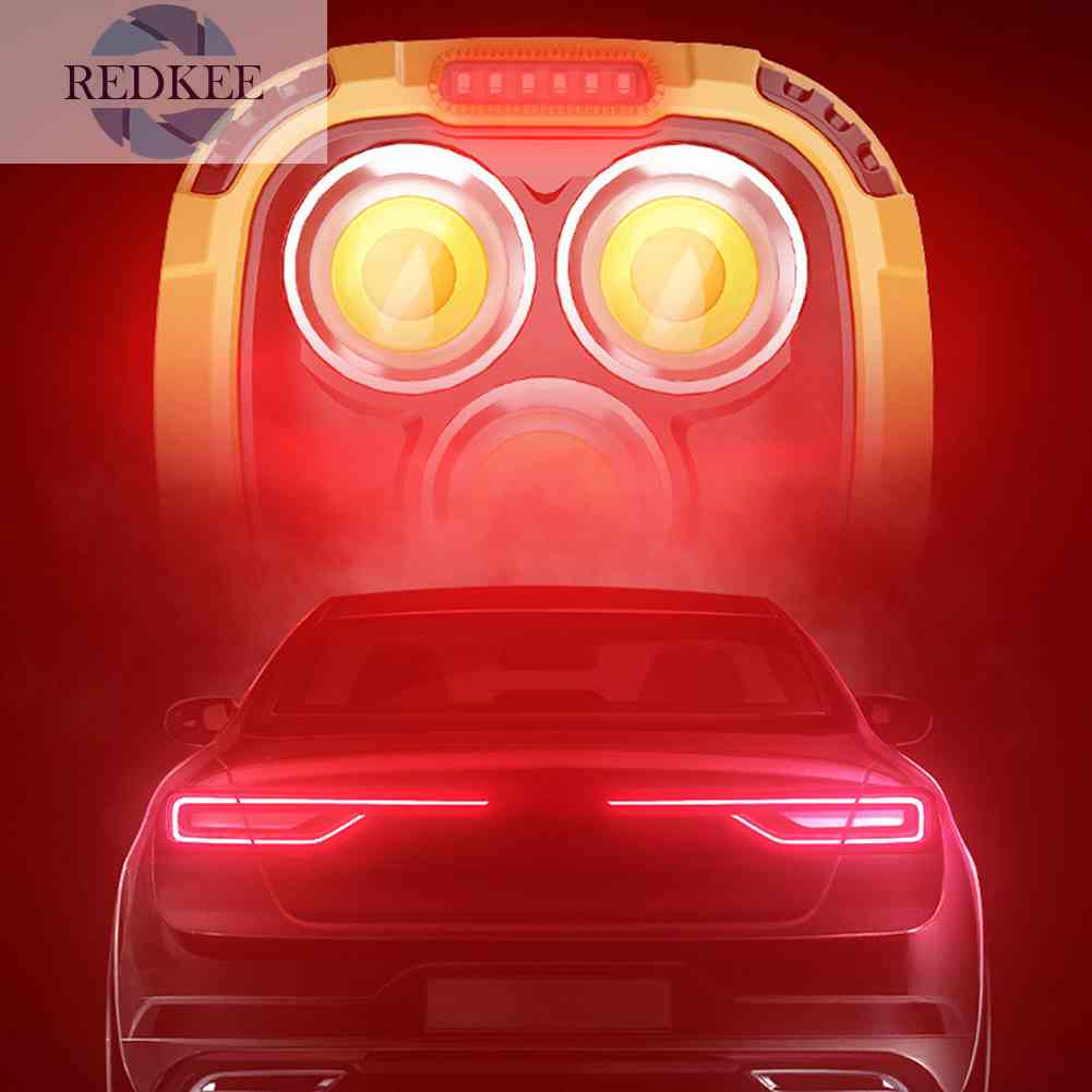 Đèn Chiếu Sáng Khẩn Cấp Mini Có Thể Xoay Kèm Móc Cho Câu Cá Ban Đêm