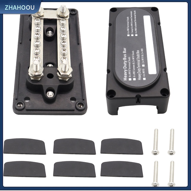 ☃Phụ Kiện Trang Trí Nhà Cửa Độc Đáo Sáng Tạo☃ Khối Phân Phối Nguồn Điện 100a 48v M6 / M4 Cho Xe Hơi / Xe Tải / Tàu Thuyền / Rv