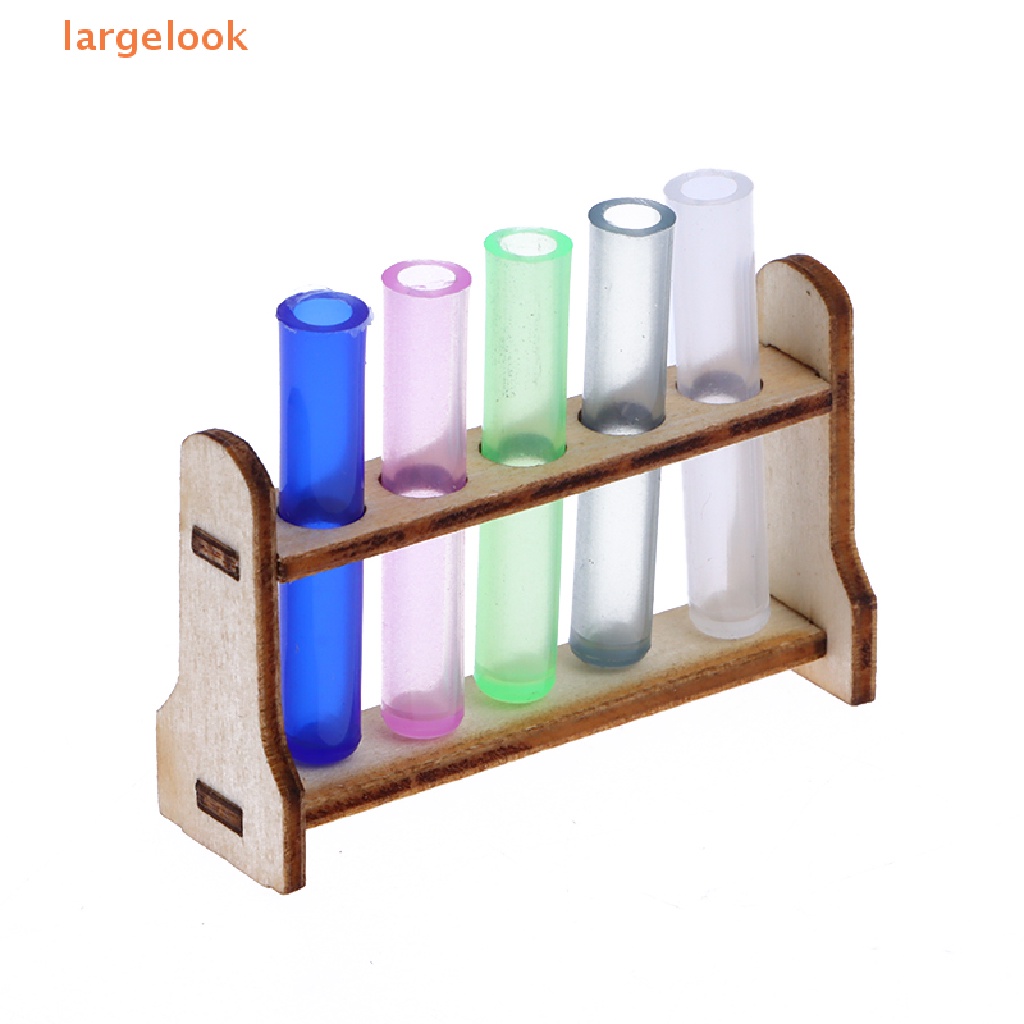 Bộ Giá Đỡ Ống Nghiệm Nghiệm Mini Dùng Trang Trí Nhà Búp Bê