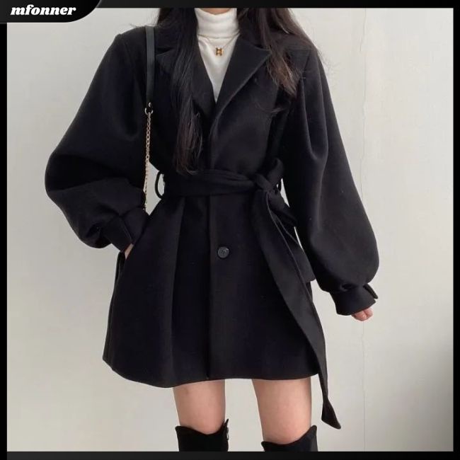 Áo Khoác Len Màu Sắc Thời Trang Cho Nữ