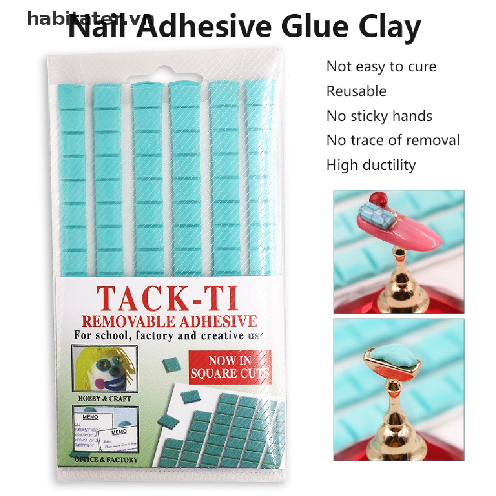 Khay Đất Sét Dán Móng Tay Có Thể Tái Sử Dụng