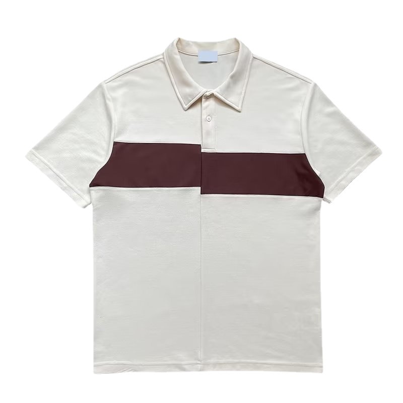 Aokang Áo polo Ngắn Tay Dáng Rộng Nhẹ Nhàng Phong Cách Gia Đình Thanh Lịch Dành Cho Nam