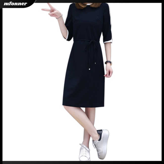 Đầm Nữ Tay Lửng Hai Dây Nhấn Eo Thời Trang Quyến Rũ