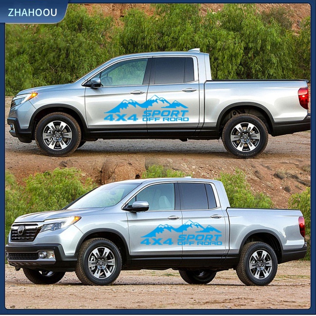 ☃Nhà Cửa☃ 1 Cặp Nhãn Dán Trang Trí Cửa Xe Hơi D-862 Họa Tiết Ngọn Núi Độc Đáo