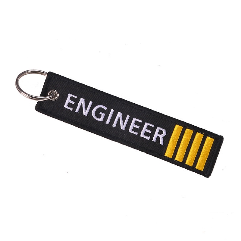 1 Móc Khóa Thêu Chữ Remove Before Flight Thời Trang Cá Tính