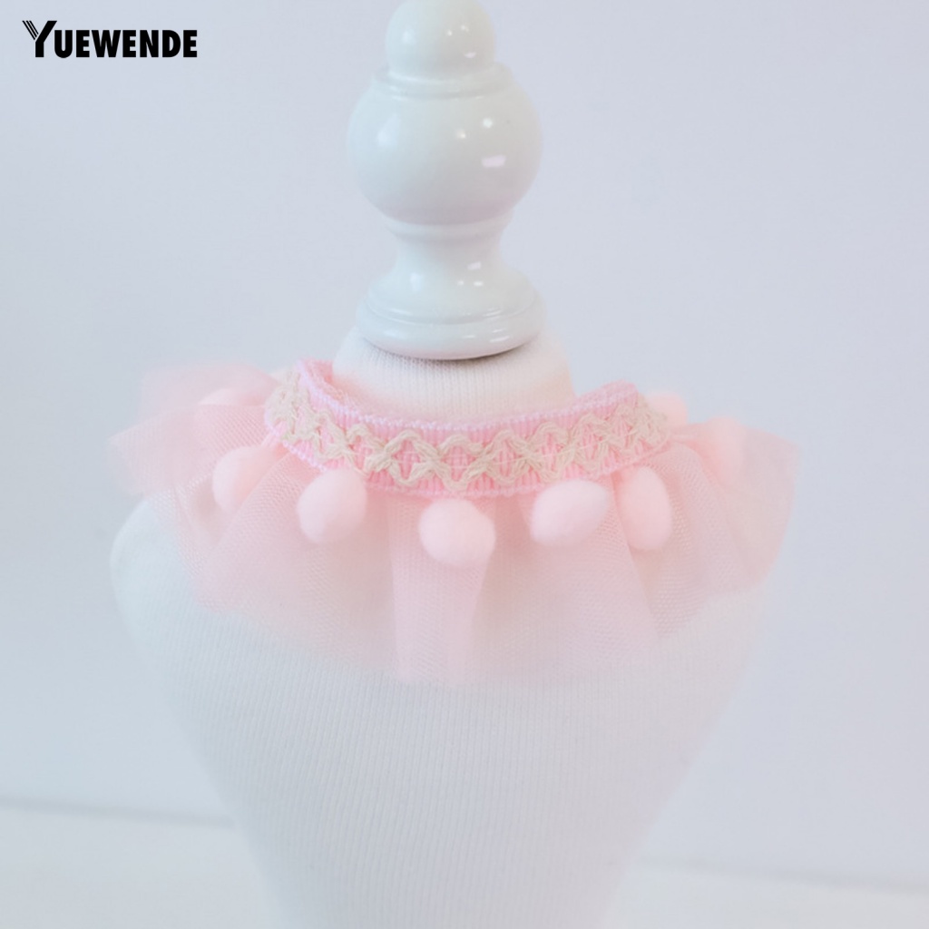 Vòng Cổ Chó Bằng Vải Tuyn Dễ Thương