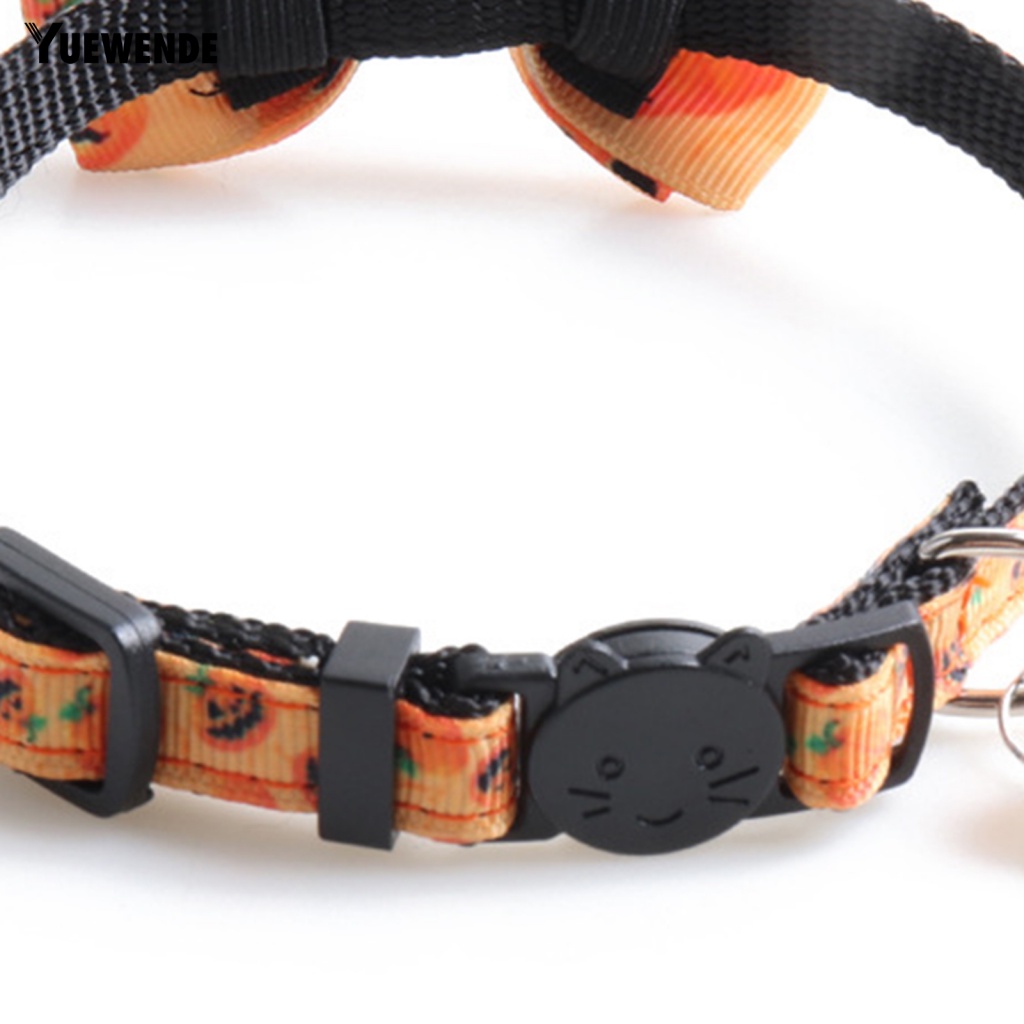 Vòng Cổ Họa Tiết Hoạt Hình Đáng Yêu Có Chuông Bắt Mắt Cho Thú Cưng