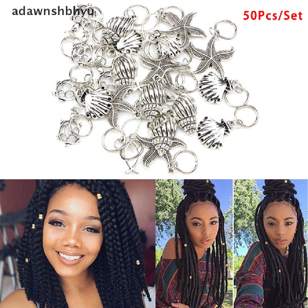 Set 50 Kẹp Tóc Kim Loại Hình Sao Biển Xinh Xắn