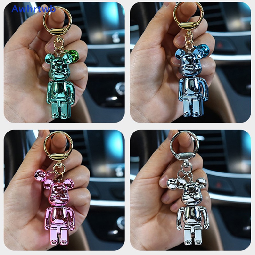 Móc Chìa Khóa Hình Gấu Bông Nhiều Màu Sắc Dễ Thương Mới