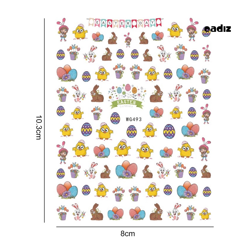 Miếng Dán Trang Trí Móng Tay Nhiều Kiểu Dáng Không Phai Dễ Dàng Tháo Rời