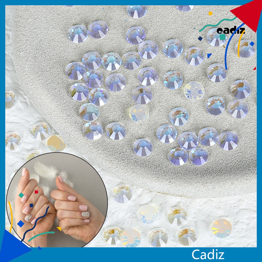 1 Túi Đá Pha Lê Trong Suốt Lấp Lánh Nhiều Kích Cỡ Trang Trí Móng Tay DIY