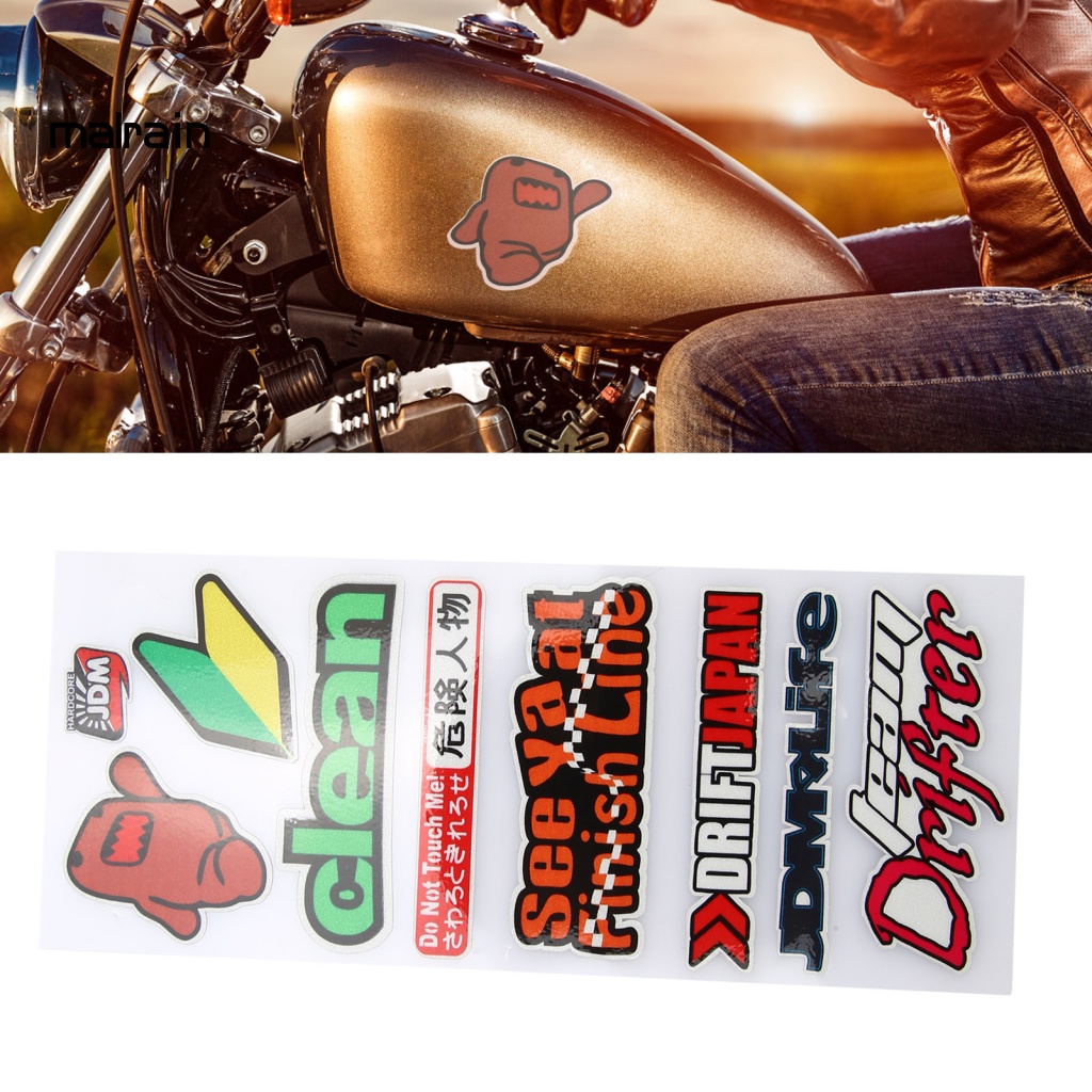 Bộ 5 Miếng Dán Trang Trí Xe Mô Tô Chống Mòn Dễ Tháo Gỡ