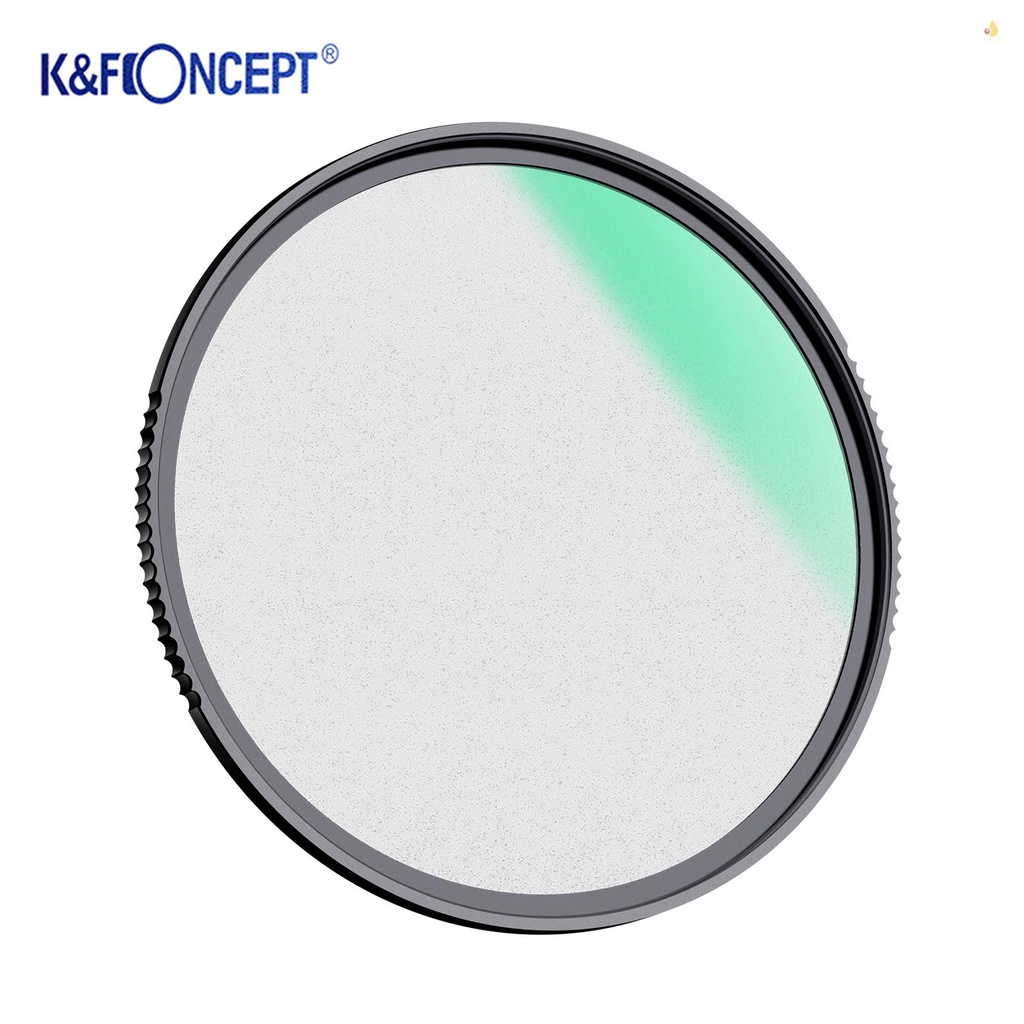 Kính Lọc K &amp; F Concept 1 / 2 Mềm Chống Bụi Chống Nước Màu Xanh Lá FMC Đường Kính 72mm Cho Máy Ảnh