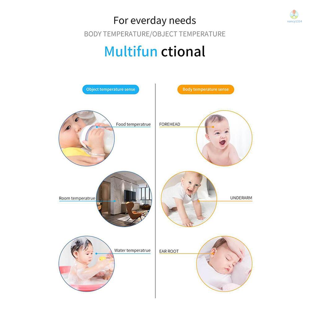 Nhiệt Kế Hồng Ngoại Kỹ Thuật Số Không Tiếp Xúc Hiển Thị Nhiệt Độ Chính Xác Cao