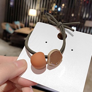 Dây Cột Tóc Cao Su Đính Hạt Phong Cách Hàn Quốc Đơn Giản
