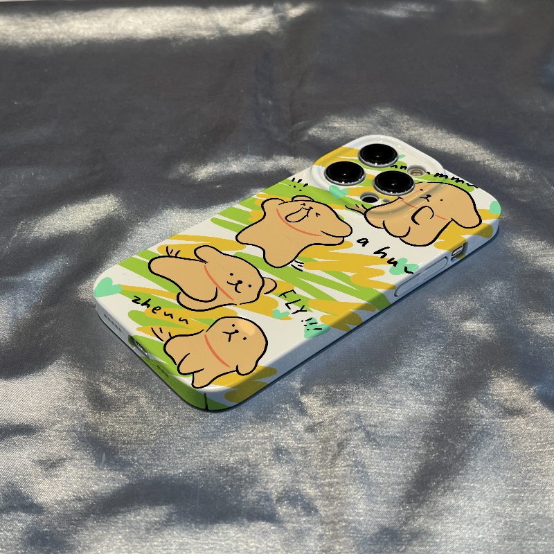 Ốp Điện Thoại Họa Tiết Hoạt Hình Cún Cưng Dễ Thương Cho Iphone 14Promax 13 7-Line 8P 1211