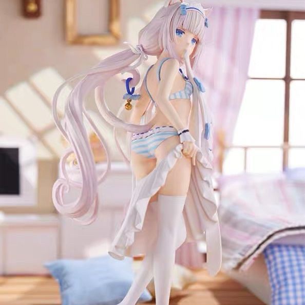 Mô Hình Cô Gái Mèo Vanilla Sô Cô La Mặc Quần Áo Tức Thì Trang Trí Nội Địa Hàng Có Sẵn