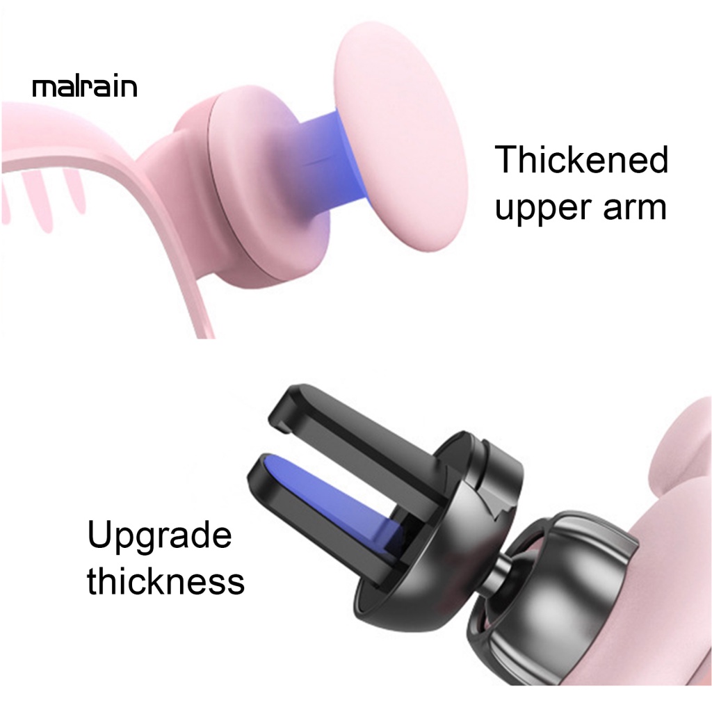 Giá Đỡ Điện Thoại Di Động Hình Mèo Có Thể Điều Chỉnh Cho Xe Hơi