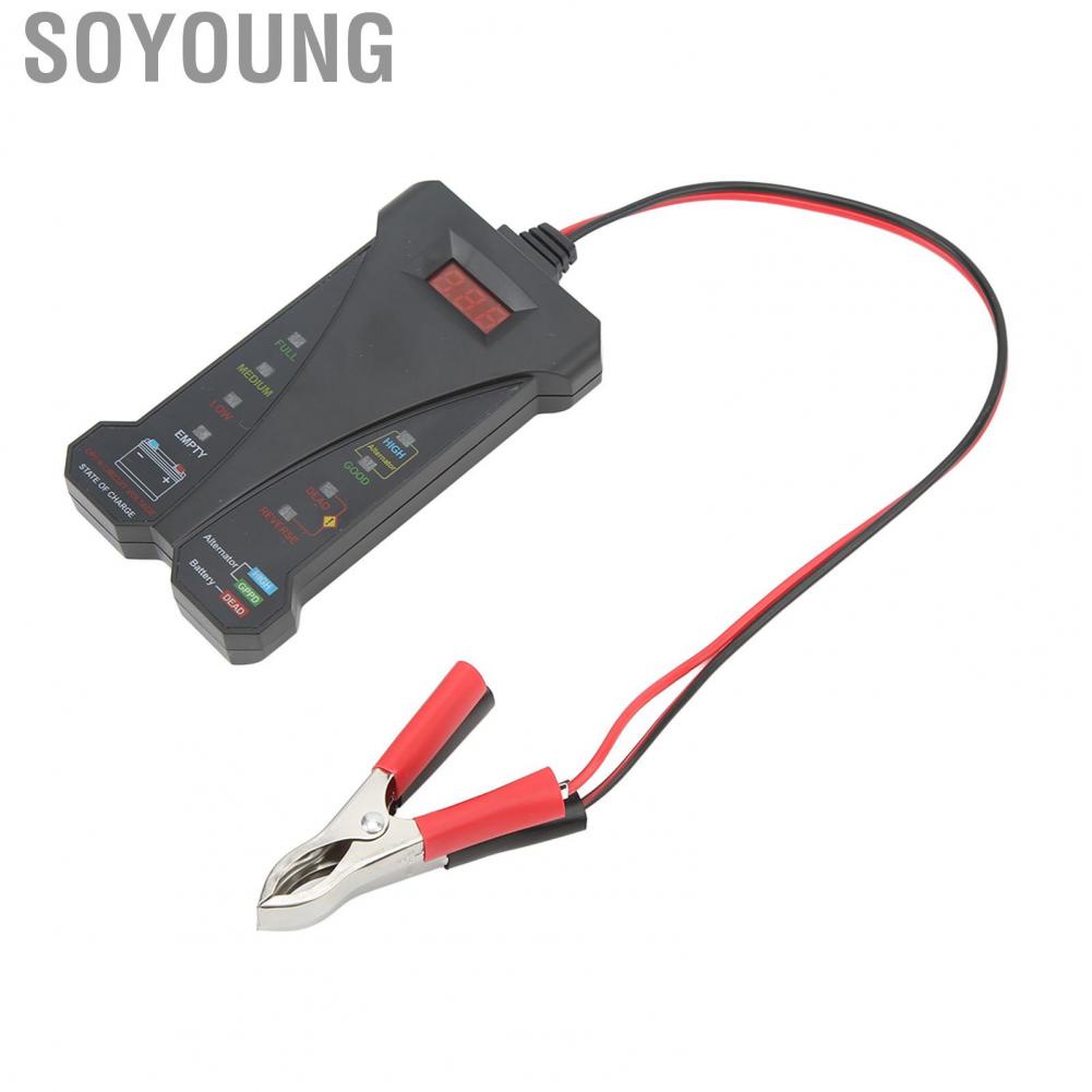 Soyoung  Tester Automobile Analyzer Over Voltage Protection 4V-20V Range High Accuracy for 12V Car