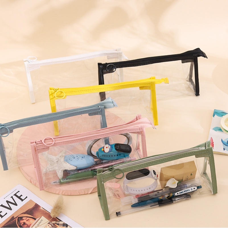 Túi Đựng Bút / Mỹ Phẩm Cỡ Lớn Chống Thấm Nước Thời Trang Tiện Dụng Mang Theo Du Lịch Ốp