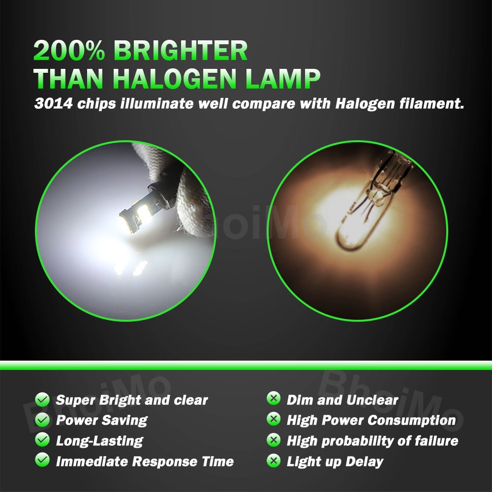 Đèn LED T5 2021 9SMD W3W 3014 17 73 74 27 21 T5 DC12V Chuyên Dụng Cho Bảng Điều Khiển Xe Hơi