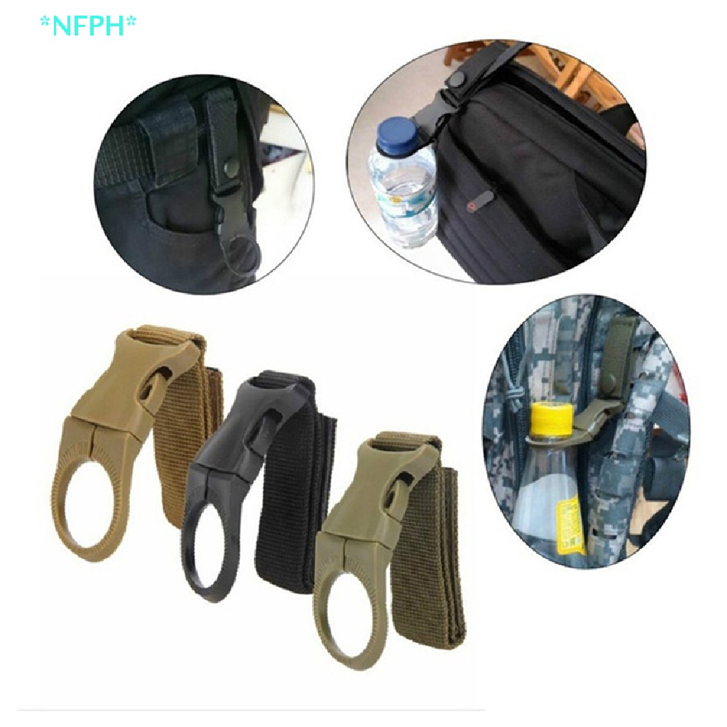 Kẹp Gắn Bình Nước Bằng Nylon Tiện Dụng Khi Leo Núi Mới