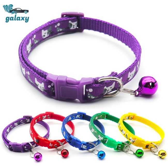 Galaxy Vòng Cổ Chống Thất Lạc Có Thể Điều Chỉnh Và Chuông Hình Chó Mèo