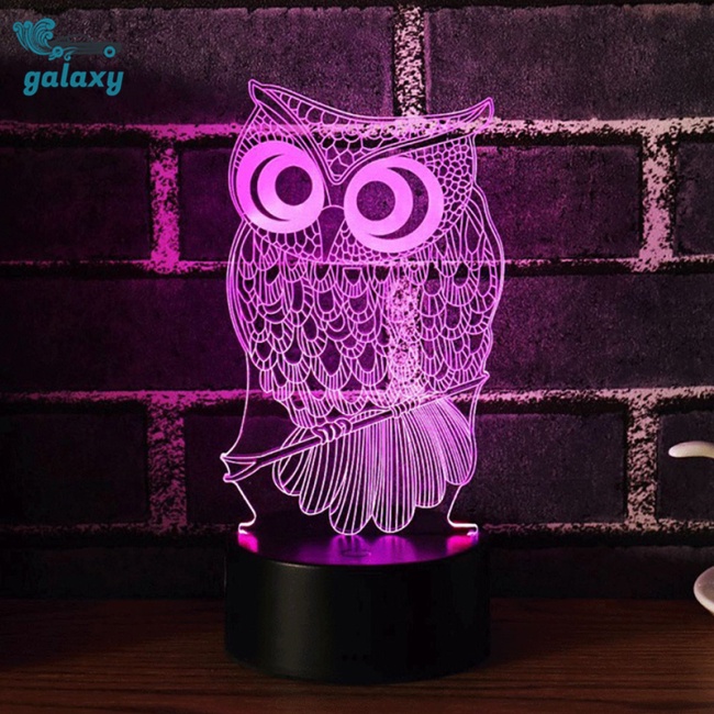 Galaxy Đế Đèn LED 3D Điều Khiển Từ Xa Tiện Dụng