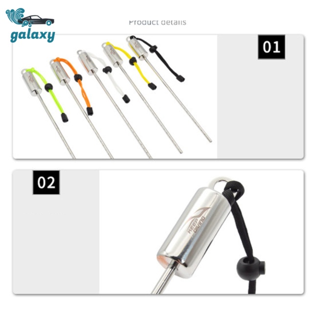 Galaxy Gậy Lặn Biển Bằng Thép Không Gỉ Kèm Dây Đeo Cổ Tay Tiện Dụng
