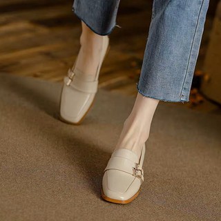 Size Station - Giày Loafer da 2 đai basic 5cm 500007