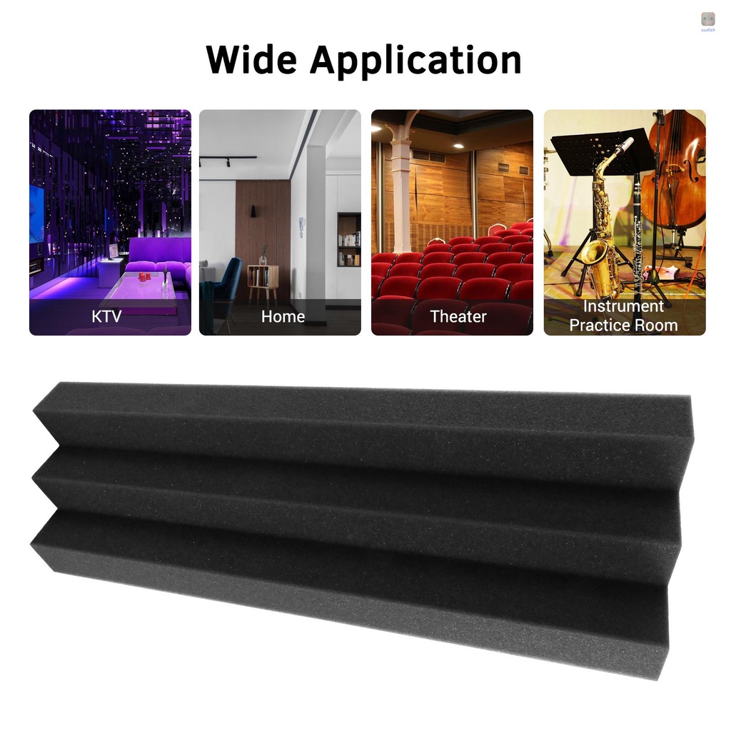 Set 12 Tấm Xốp Cách Âm 30 * 7.5 * 7.5cm Chuyên Dụng Cho Phòng Thu