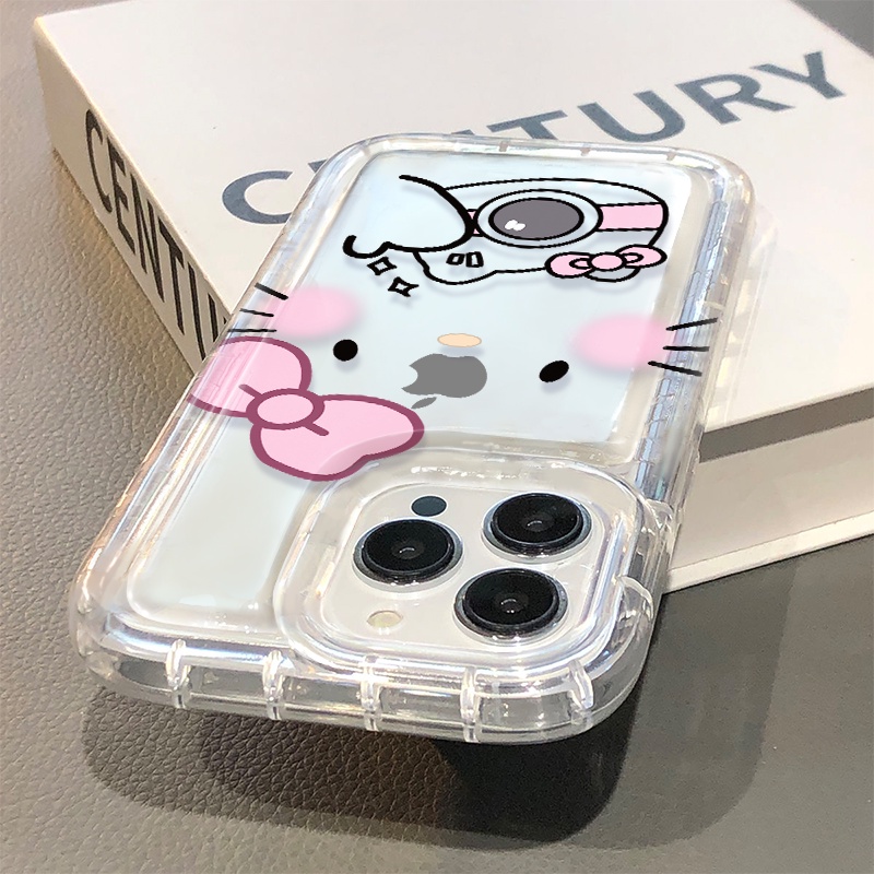 ✅Ốp Điện Thoại Mềm Chống Sốc Hình Mèo Kt Cho iPhone13 BJZS Apple / 8p11 xr12 x xsmax14pro