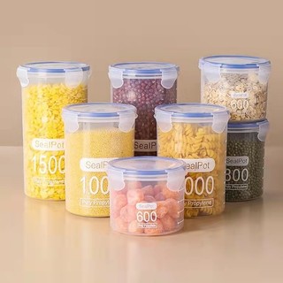 Hũ nhựa /pet phẩm nắp đựng thực, hộp nhựa kín hơi đựng sữa, bột, trà, cà phê, thực phẩm đồ khô chống ẩm lọ nhựa