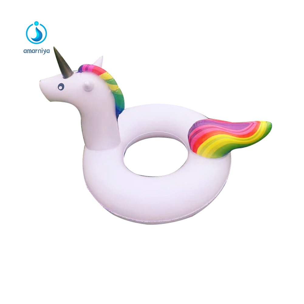 Phao Bơi Bơm Hơi Màu Cầu Vồng Độc Đáo