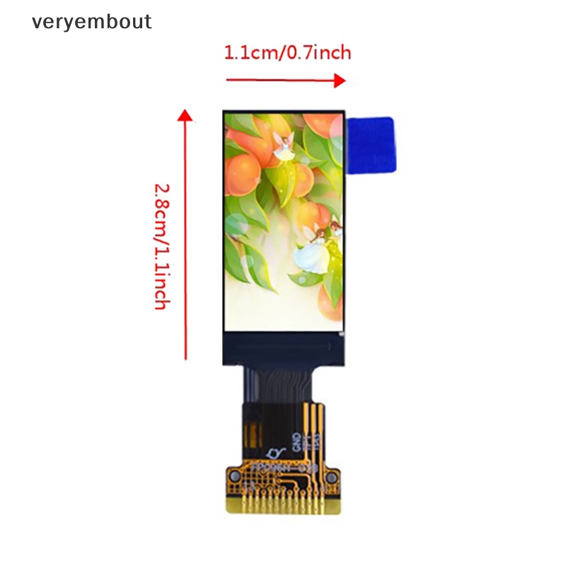 Mô Đun Hiển Thị Màn Hình LCD 0.96 Inch IPS 80 * 160 ST7735 Driv 3.3V 8PIn n Chuyên Dụng