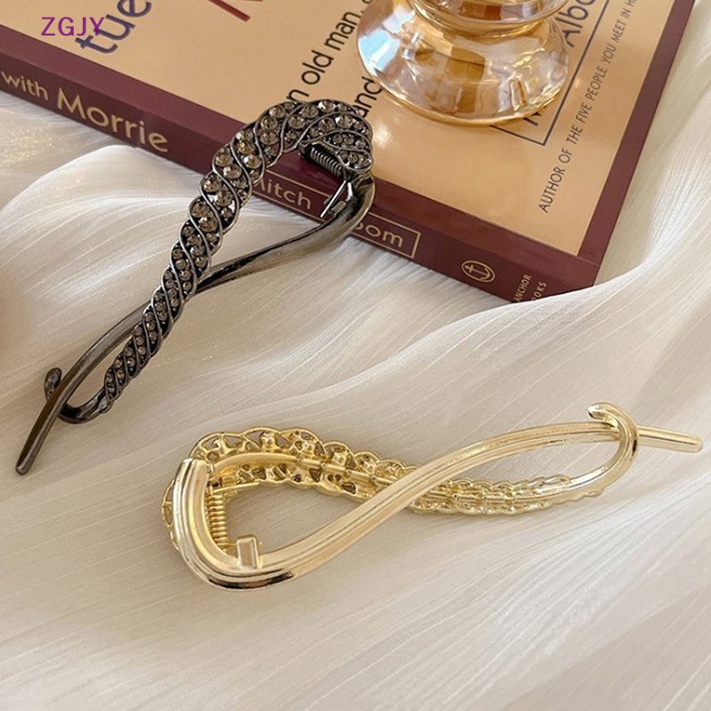 Kẹp Tóc Đính Đá Phong Cách Hàn Quốc Dành Cho Nữ Mới