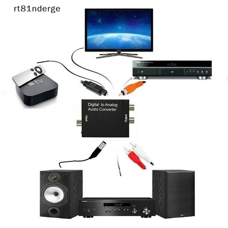 Bộ Chuyển Đổi Quang Học Toslink Digital Sang Ana RCA L / R n