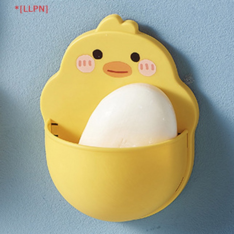 [loyaltysun] Kệ Đựng Bàn Chải Đánh Răng / Mỹ Phẩm / Điện Thoại Gắn Tường Không Cần Khoan Lỗ Nhỏ Nhắn