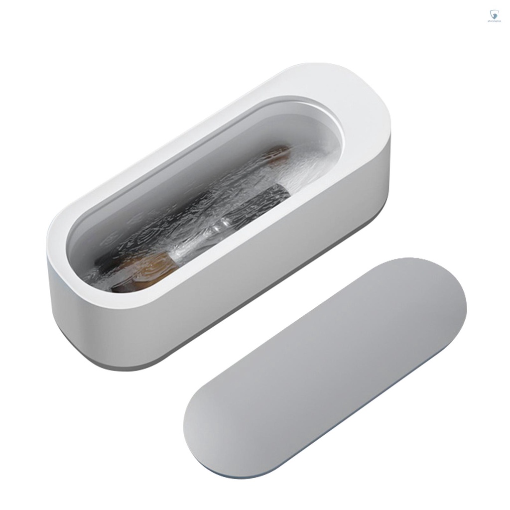 (laptvn) Máy Rung Sóng Siêu Âm Mini Làm Sạch Trang Sức / Bàn Chải Đánh Răng / Mắt Kính / Bàn Chải