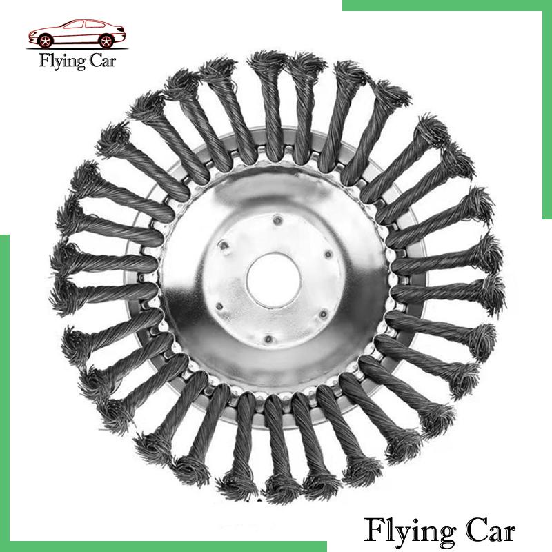 [Lzdjfmy2] Đầu Bàn Chải Cỏ Bằng Dây Thép Phủ Cho Đá Pavement Driveway