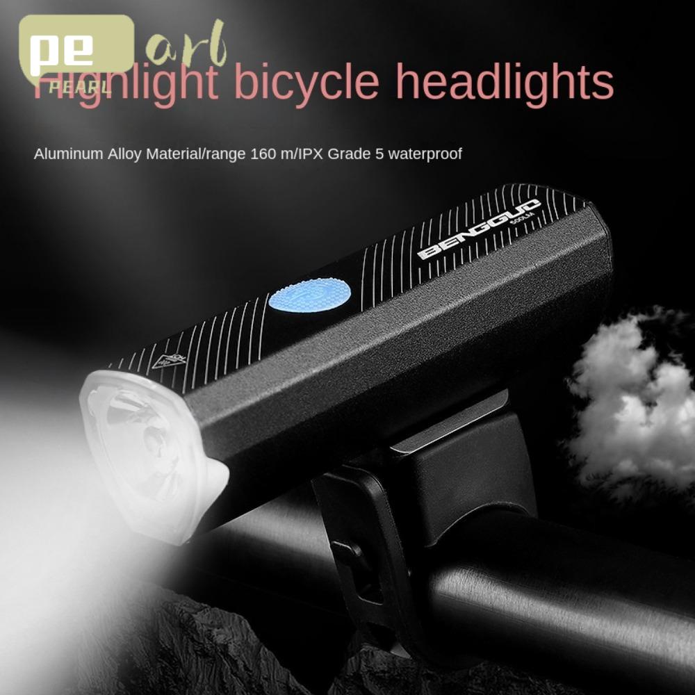 .Đèn Pin 300 / 500 Lumens Gắn Tay Lái Xe Đạp Có Thể Sạc Lại Bằng Cổng USB