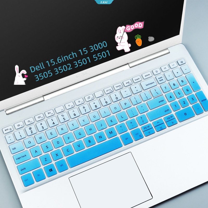 Film Dán Bảo Vệ Bàn Phím Laptop Dell 15.6inch 15 3000 3505 3502 3501 5501 Bằng TPU Silicone Chất Lượng Cao