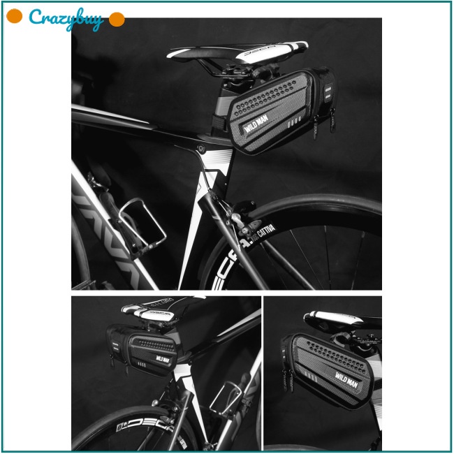 Cr Túi Đựng Đồ Dùng Gắn Yên Xe Đạp Có Vỏ Phản Quang Chống Mưa Tiện Dụng