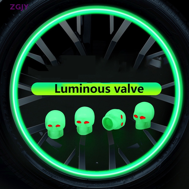 1 Nắp Van Xe Đạp Leo Núi Có Đèn Led Mới