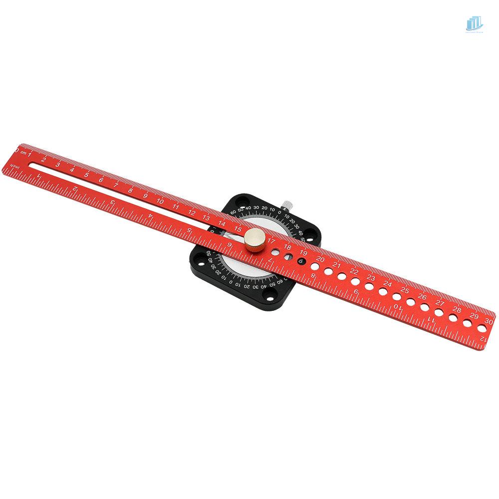 (s2mwvn) Công Cụ Thước Đo Vòng Tròn / Dọc Bằng Hợp Kim Nhôm Chế Biến Gỗ Carpenter