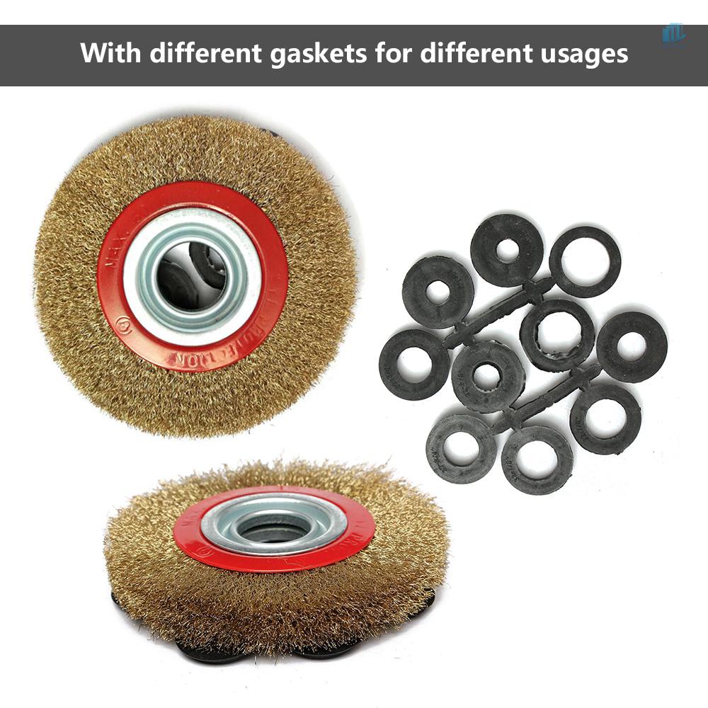 Bàn Chải Đánh Bóng Bằng Thép Không Gỉ 6 Inch Cho Xe Hơi (s2mwvn)