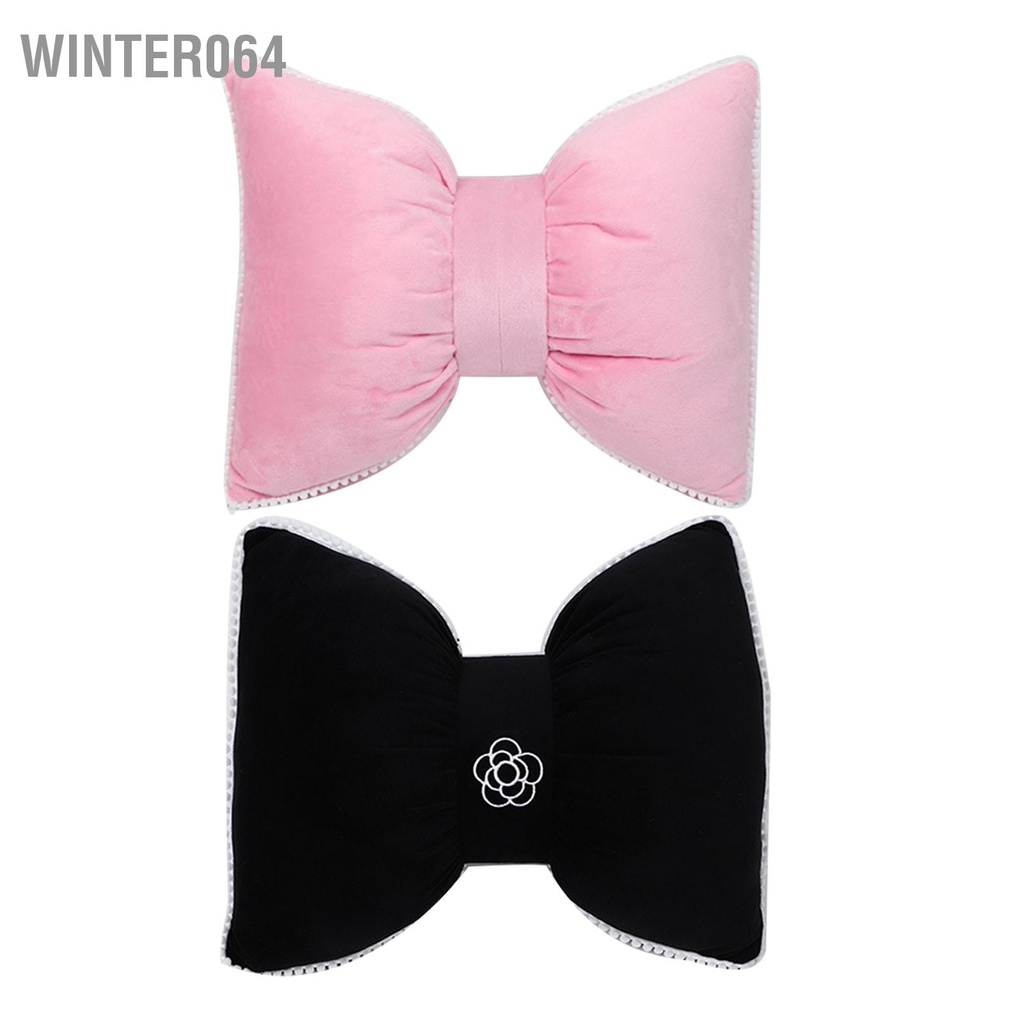 Winter064 Nơ Gối Cổ Sang Trọng Thắt Mềm Mại Ghế Tựa Đầu Hỗ Trợ Đệm Có Khóa Dây Thun