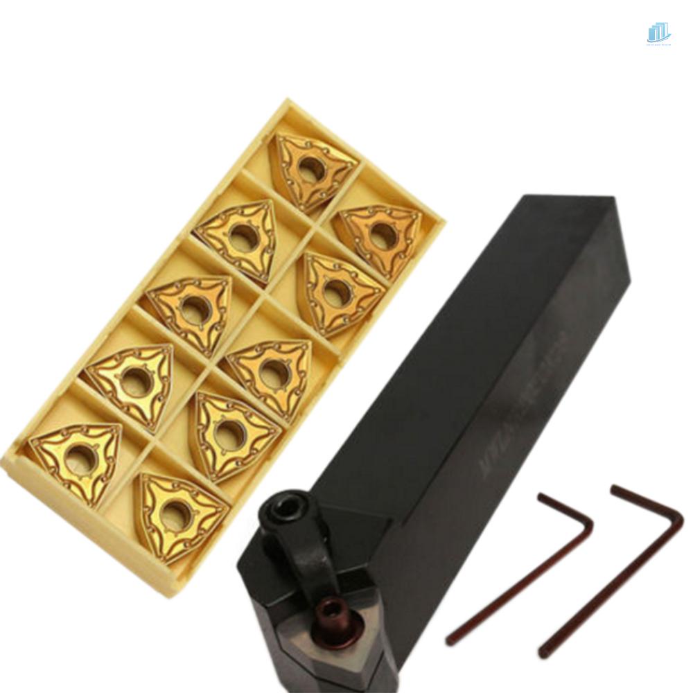 Bộ Phụ Kiện Máy Tiện 20mm MWLNR2020K08 + 10 WNMG0804 + 2 Cờ Lê