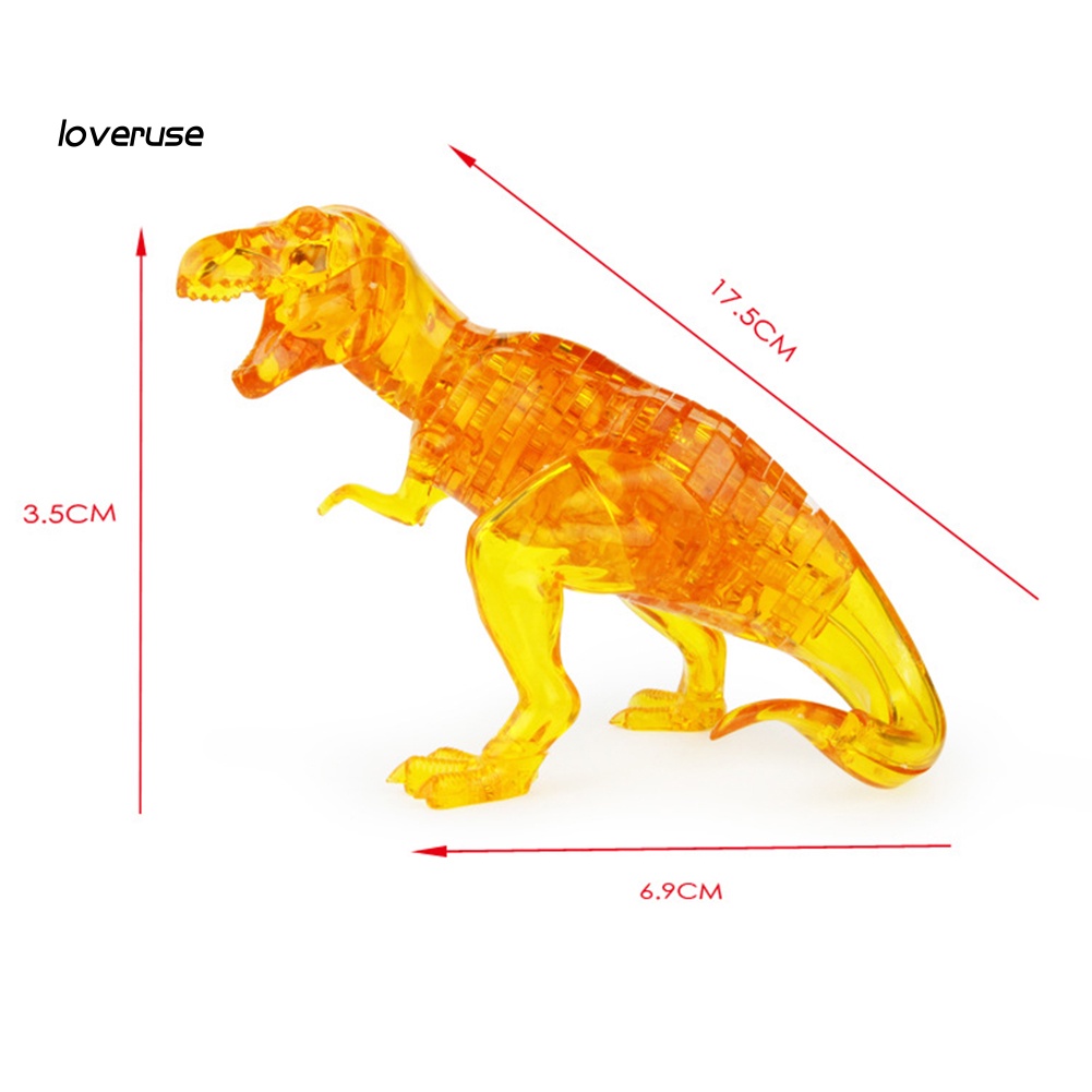 Mô Hình Khủng Long 3D Bằng Pha Lê Độc Đáo Giáo Dục Sớm Cho Bé DIY